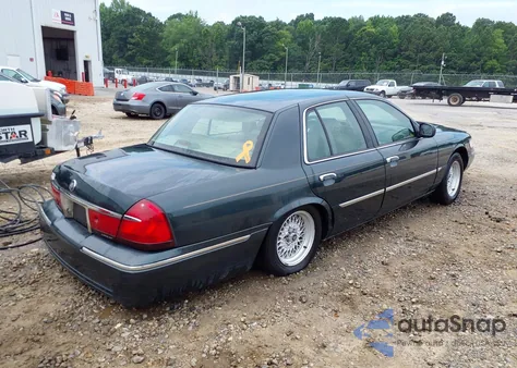 2002 Mercury Grand Marquis Ls z USA, uszkodzony, nr VIN 2MEFM75W12X625384